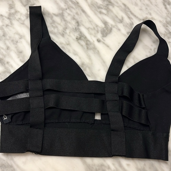 BEBE black bralette size medium - Picture 10 of 10